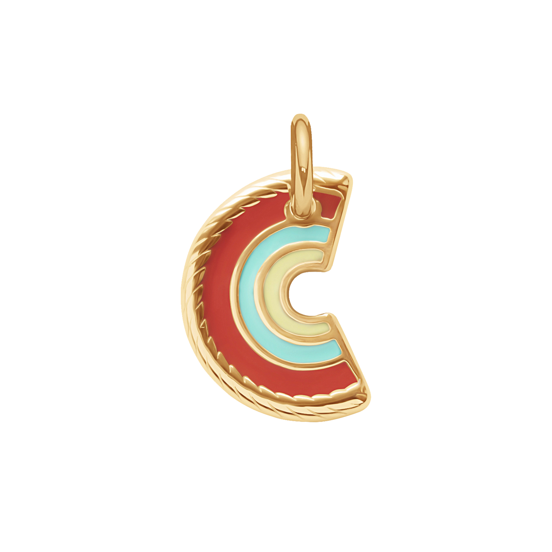 Anhänger „Rainbow“, vergoldet, 1,5 cm