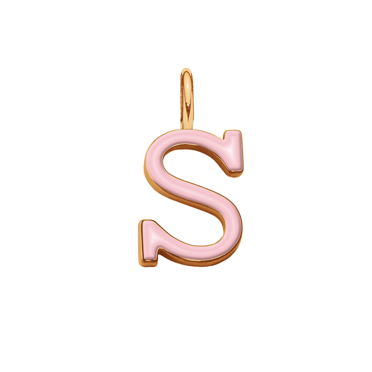 Emaillierte Buchstabe S