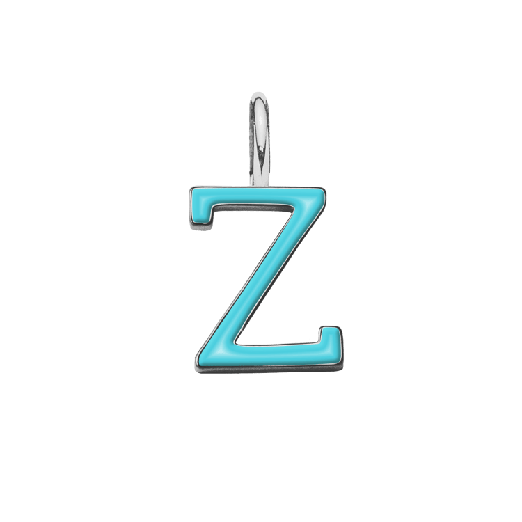 Emaillierte Buchstabe Z