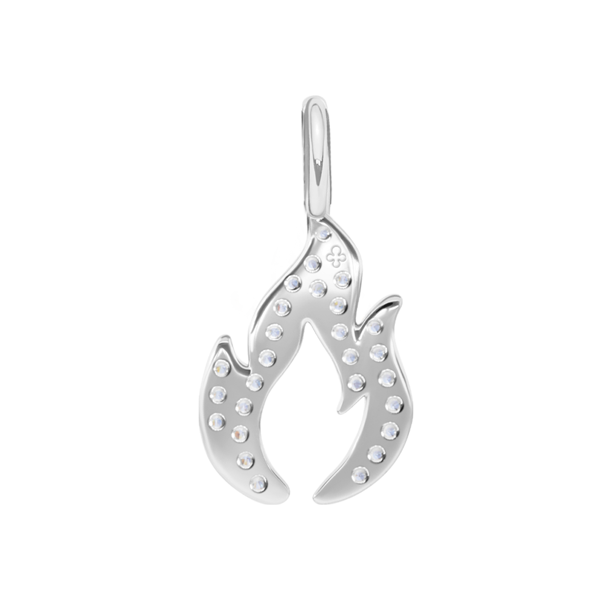 Anhänger Flamme mit Zirkonia 1,6 cm