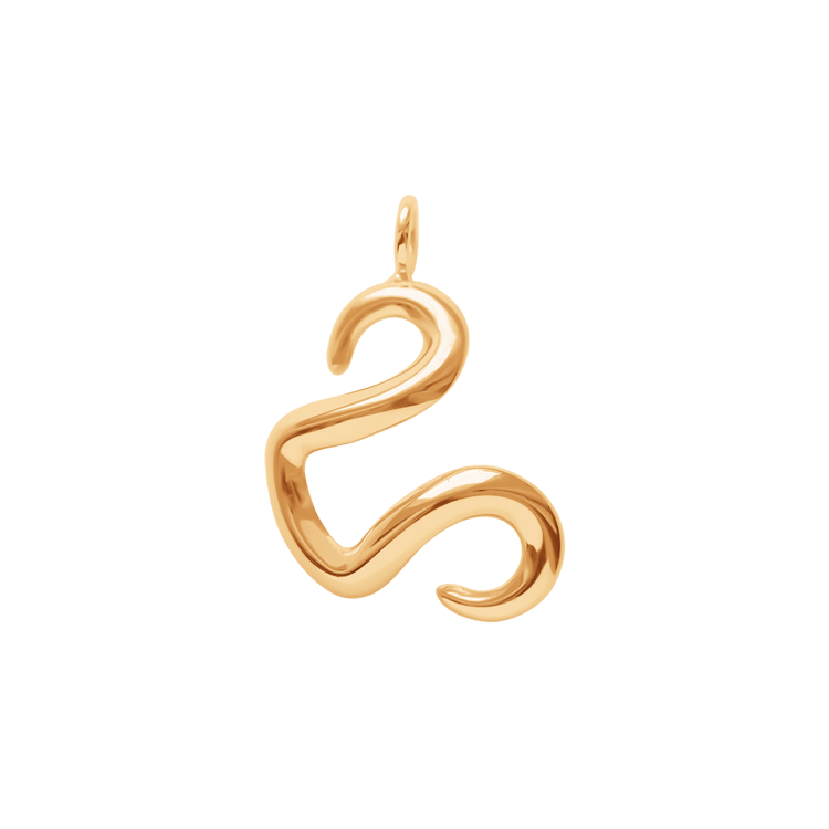 Anhänger „Widder“, vergoldet