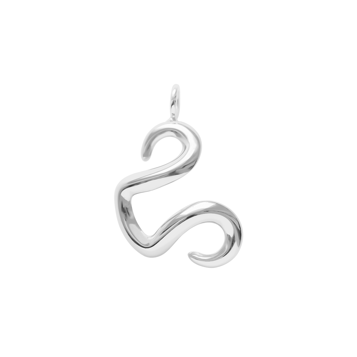 Zodiac Widder, versilbert - Vorderansicht