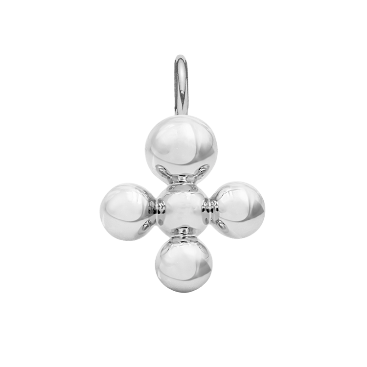 Anhänger „Luck“, versilbert
