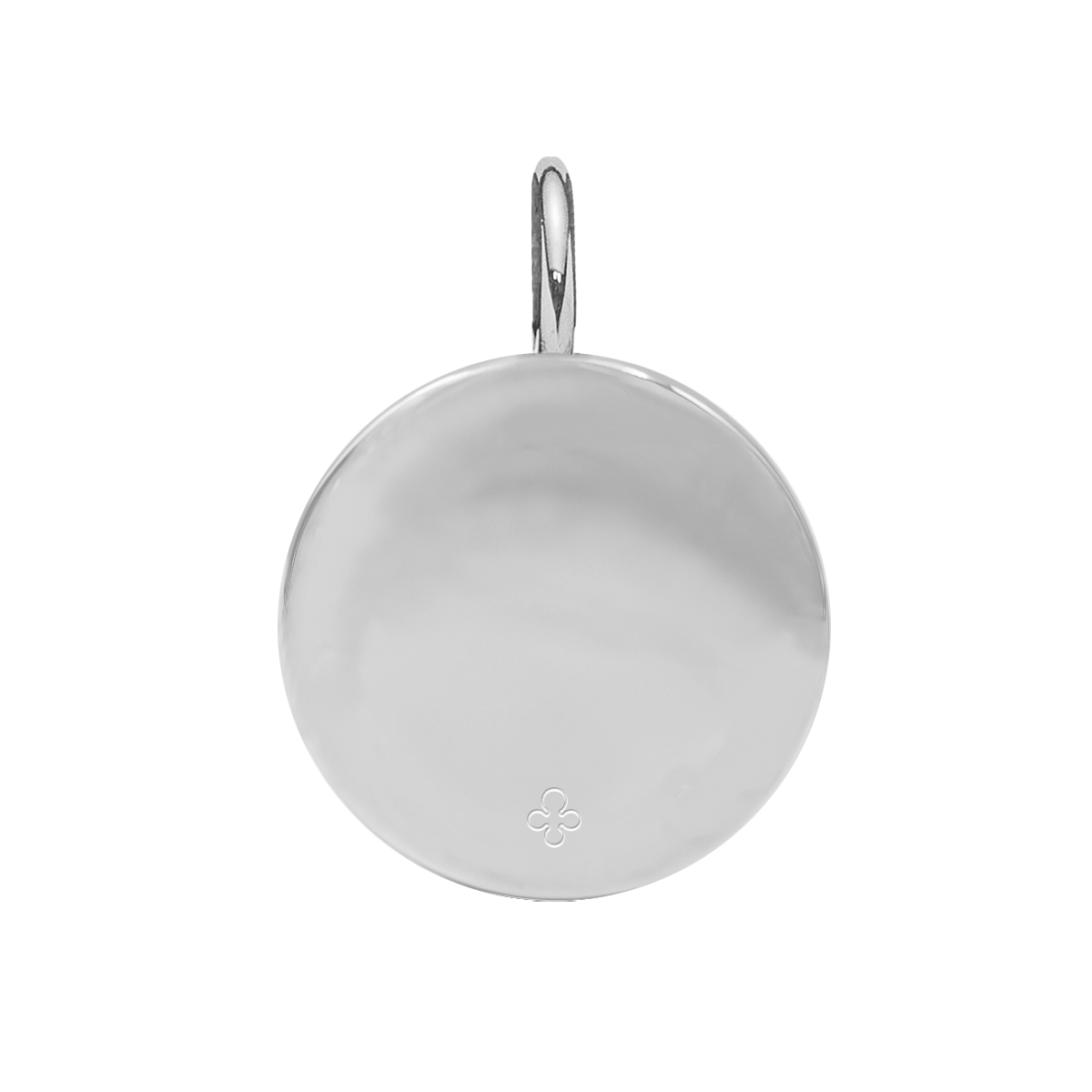 Anhänger Cosmos No.1 mit grauer Perle und dunklem Perlmutt 1,5 cm