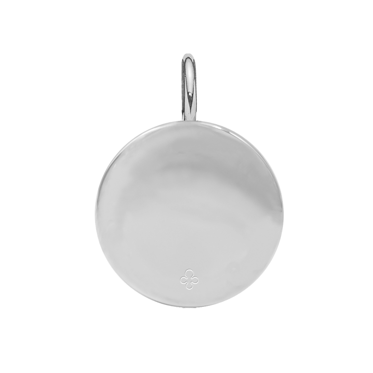 Anhänger, silberfarben, Rückseite