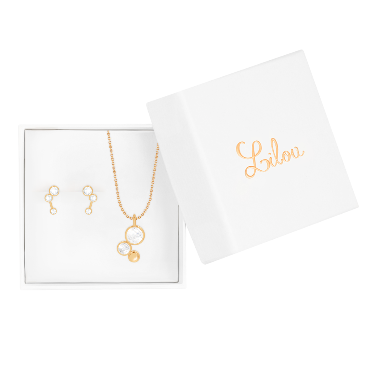 Set Sparkling 1, vergoldet - Detailansicht
