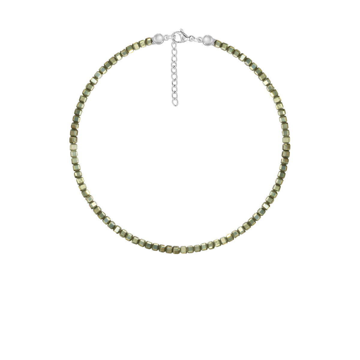 Armband aus Pyrit Steinen
