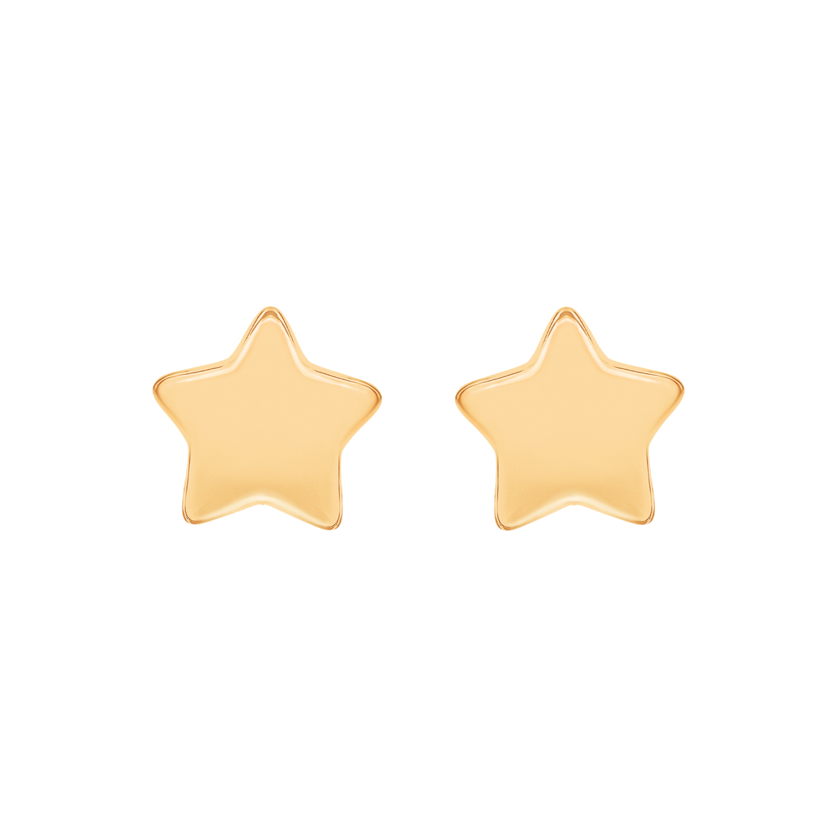 Ohrstecker Etincelle Stern 0,6 cm aus 585er Gelbgold