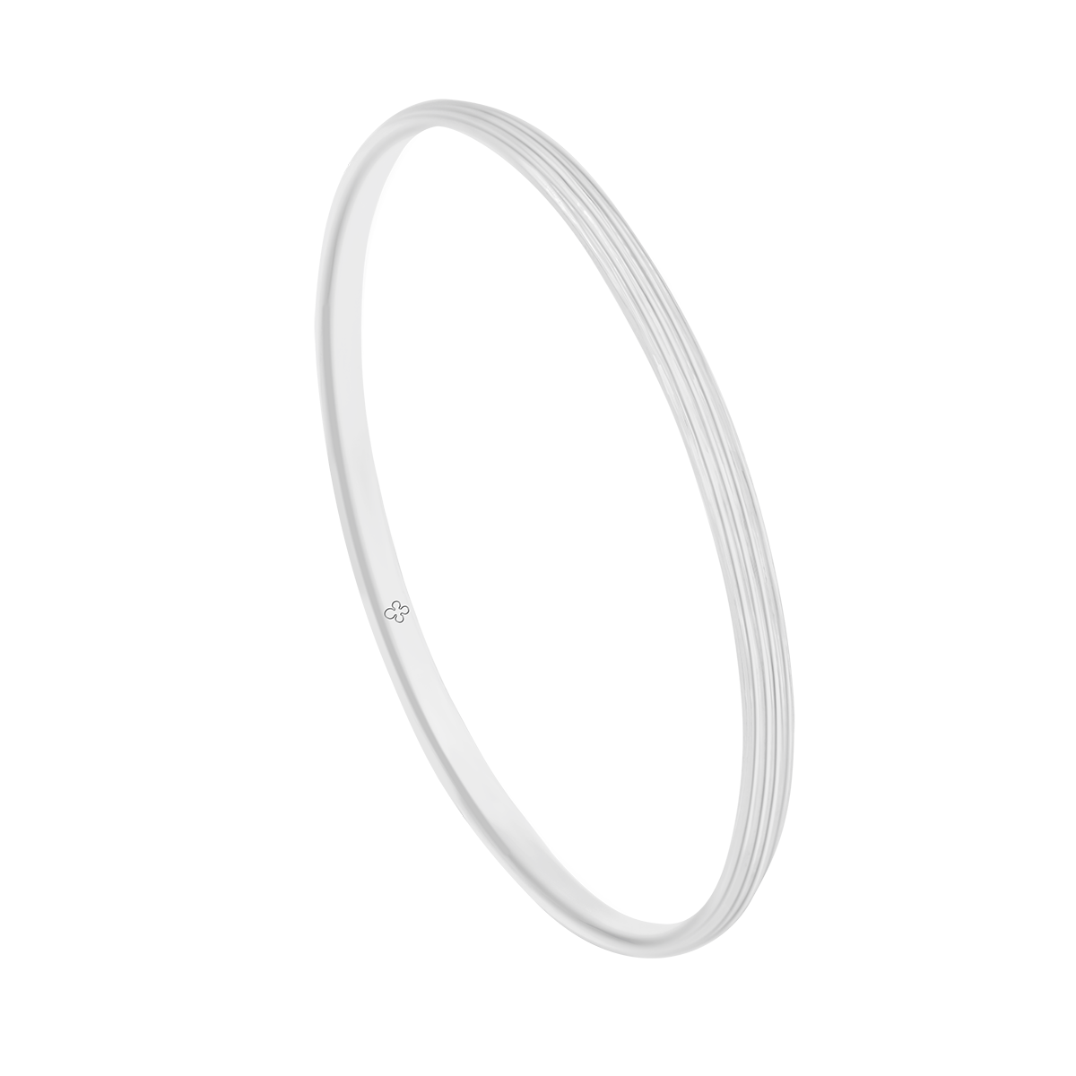 Ethno Armreif No.2 versilbert - Produktbild Lilou