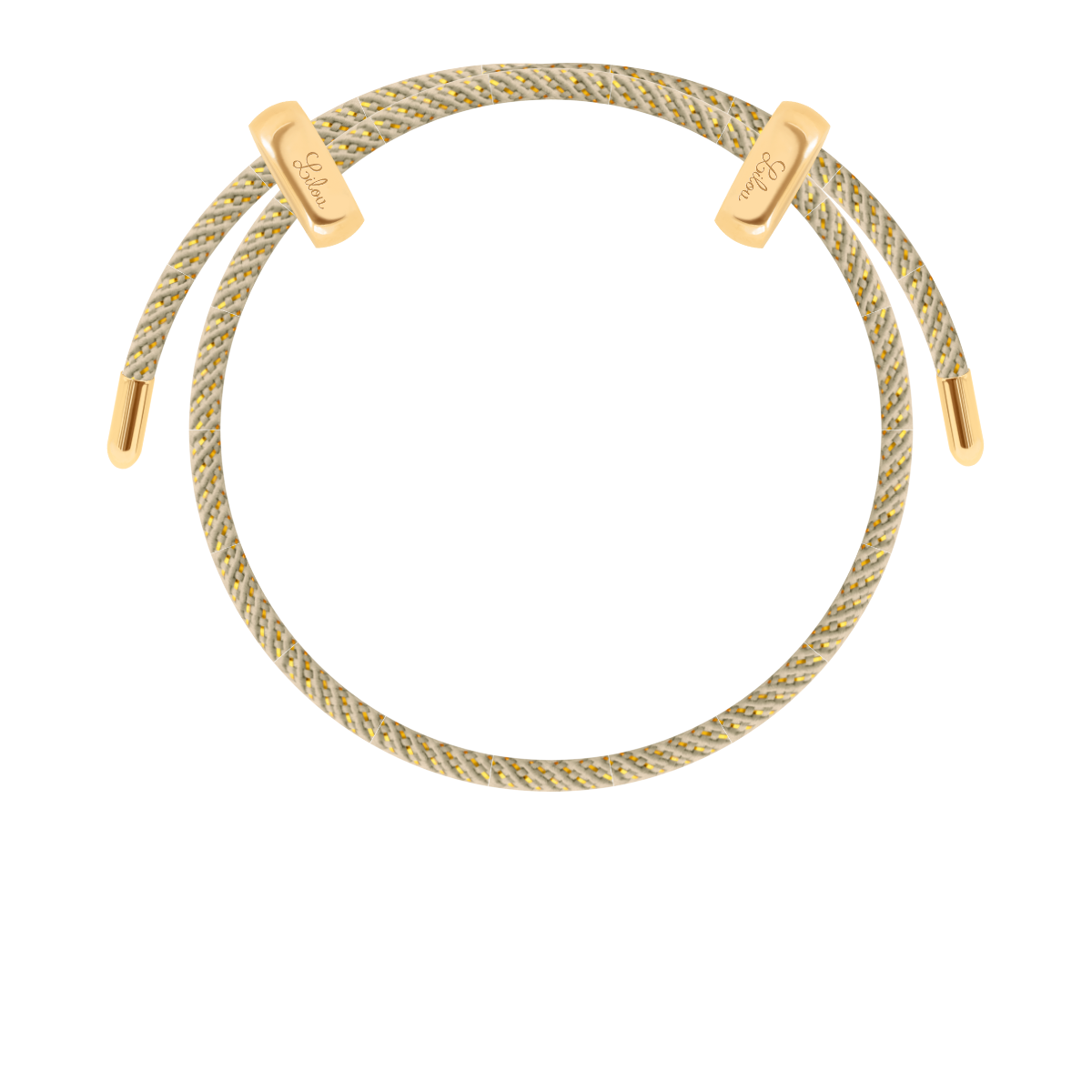 Armband Liana mit goldenem Faden