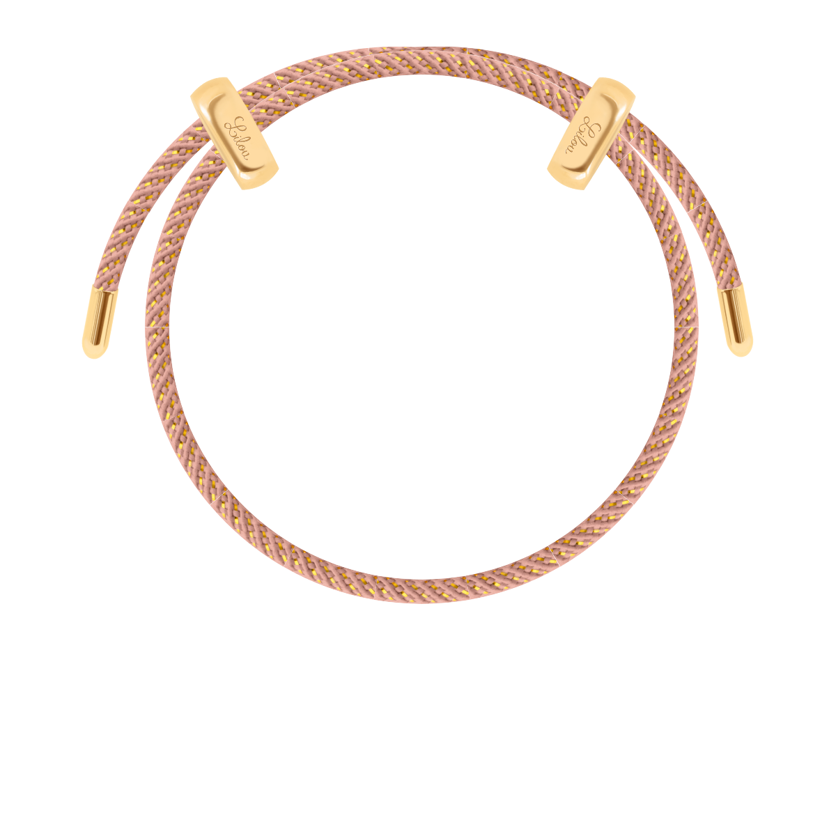 Armband Liana mit goldenem Faden