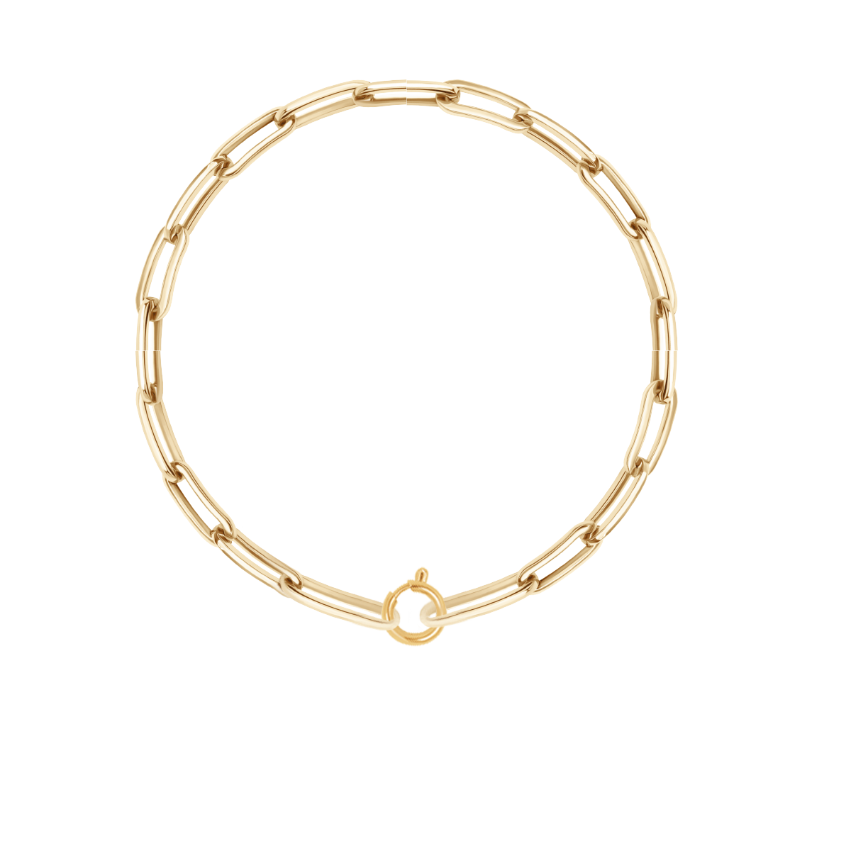 Armband No. 7, vergoldet - Vorderansicht