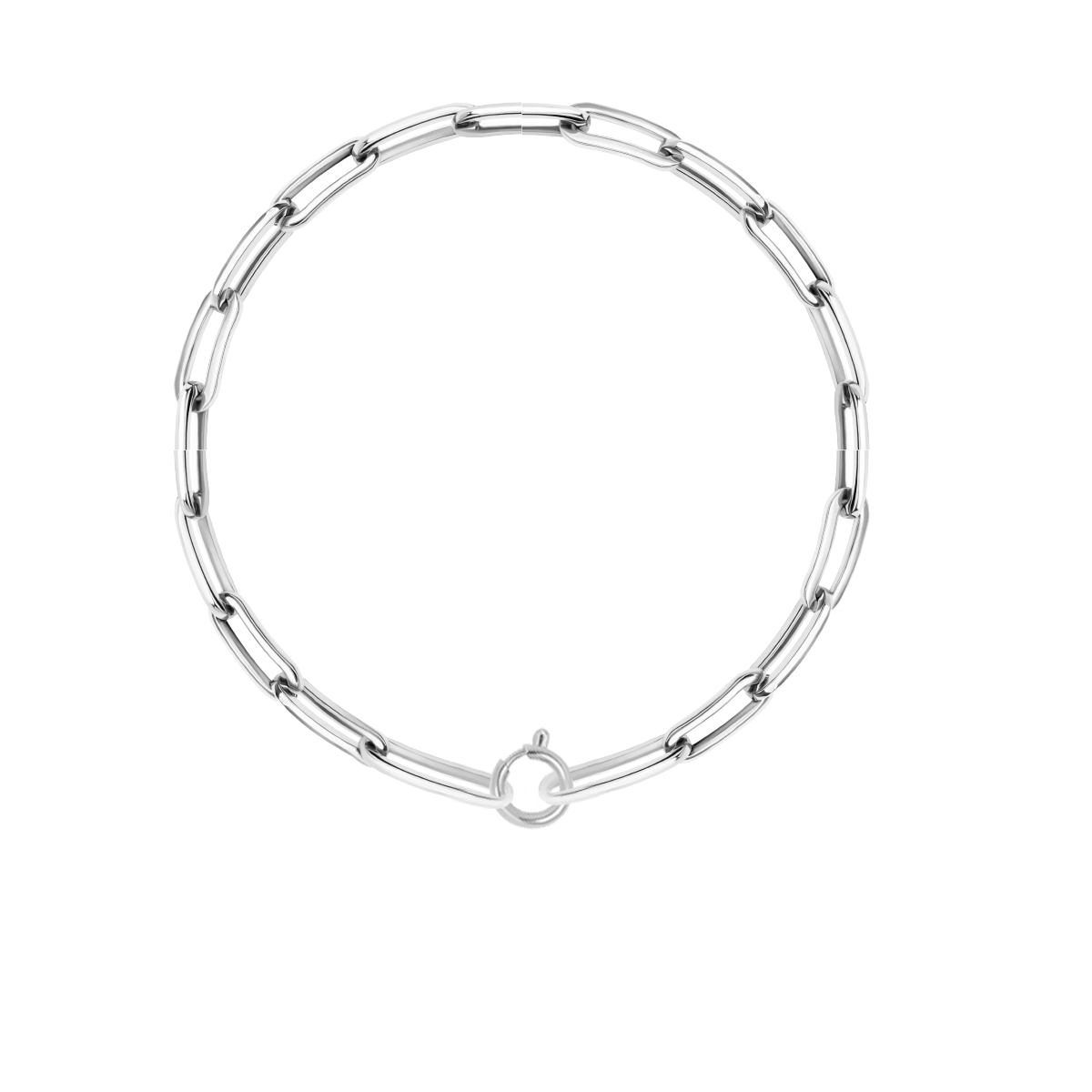 Armband No. 7, versilbert - Vorderansicht