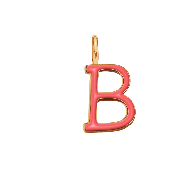 Emaillierte Buchstabe B