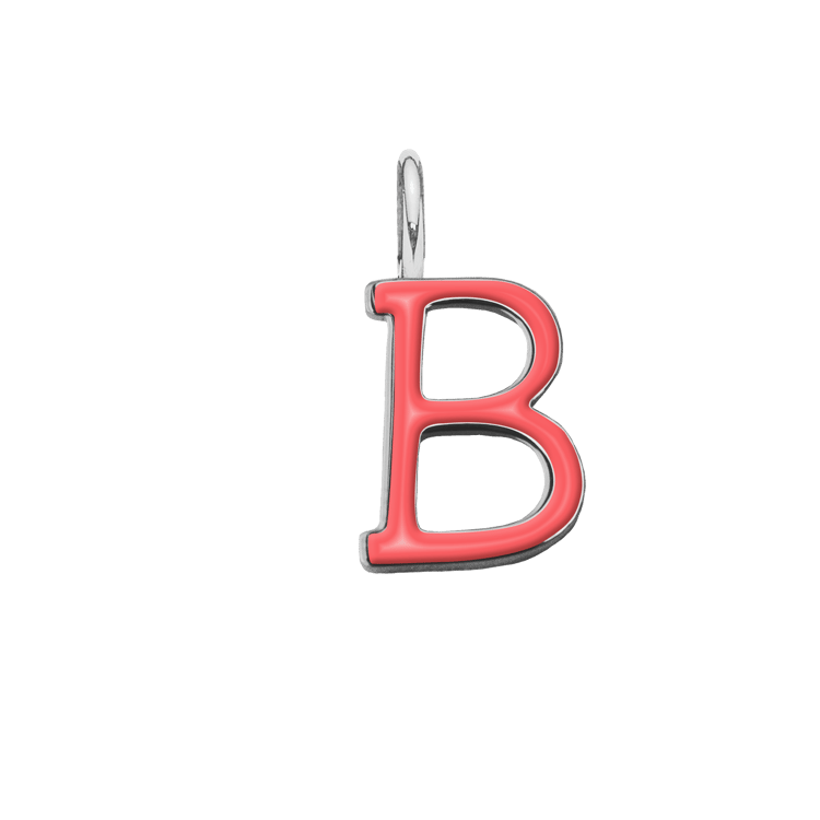 Emaillierte Buchstabe B