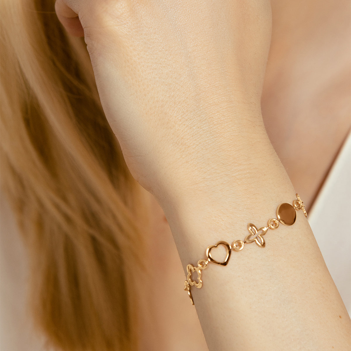 Les Trésors de Lilou Armband vergoldet