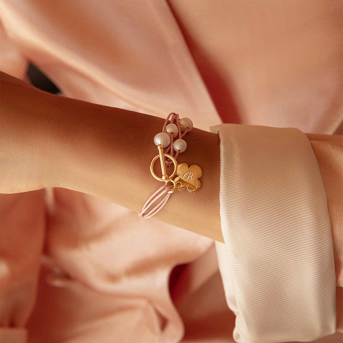 Armband Anne Rose, vergoldet