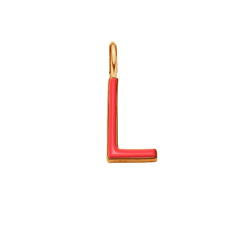 Emaillierte Buchstabe L