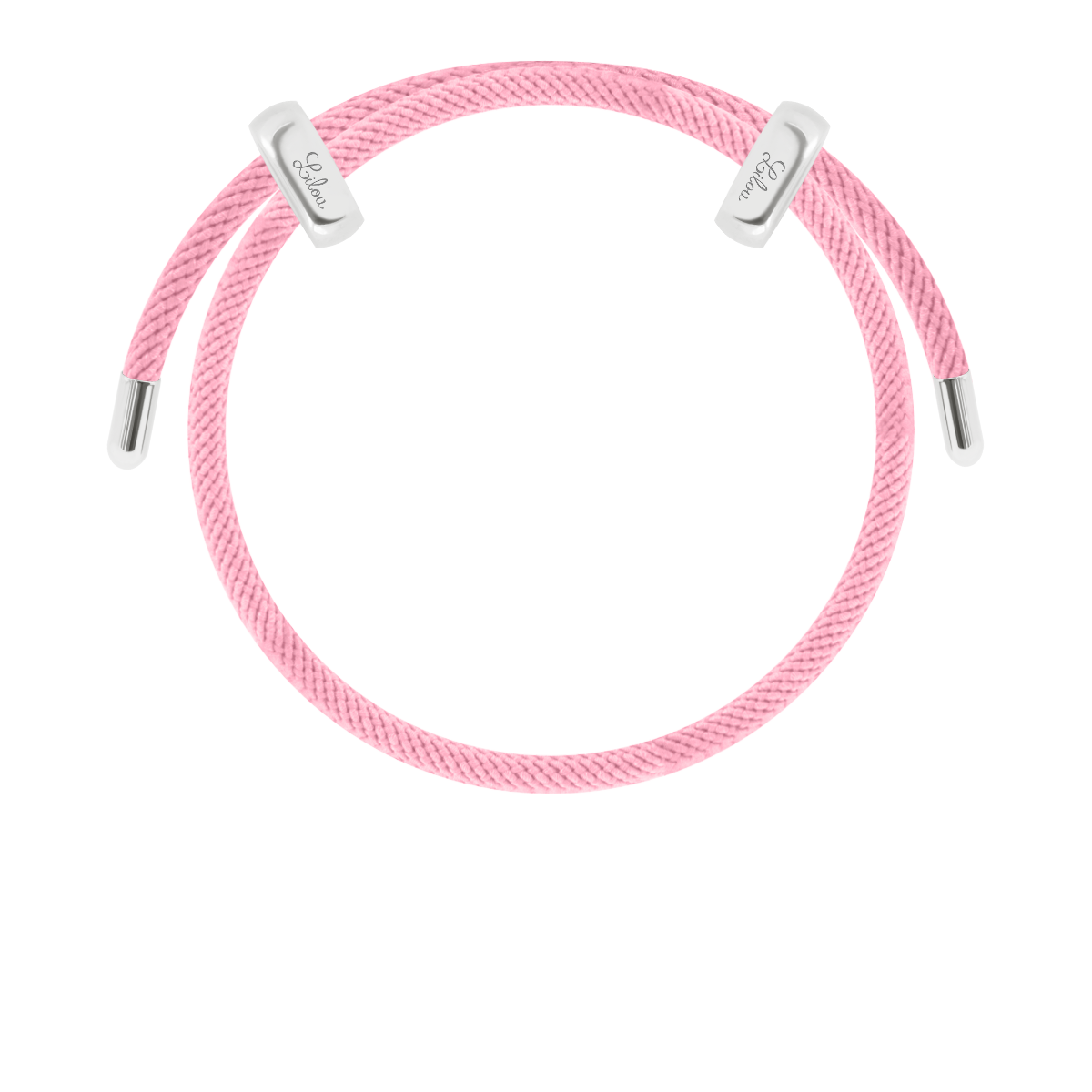 Armband Liana in rosa Farbe, versilbert