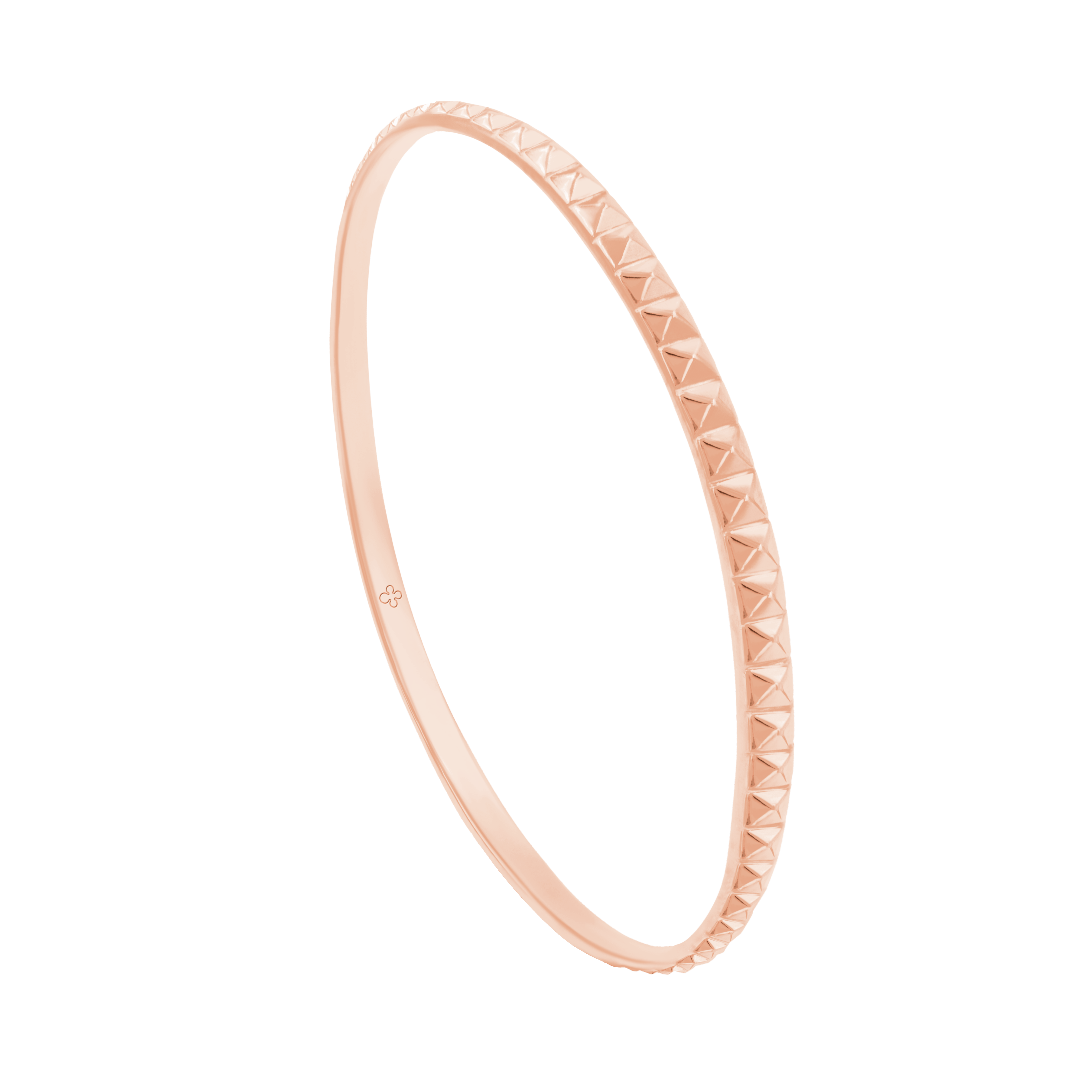 Rosévergoldeter Ethno-Armreif No. 3 – zweite Ansicht