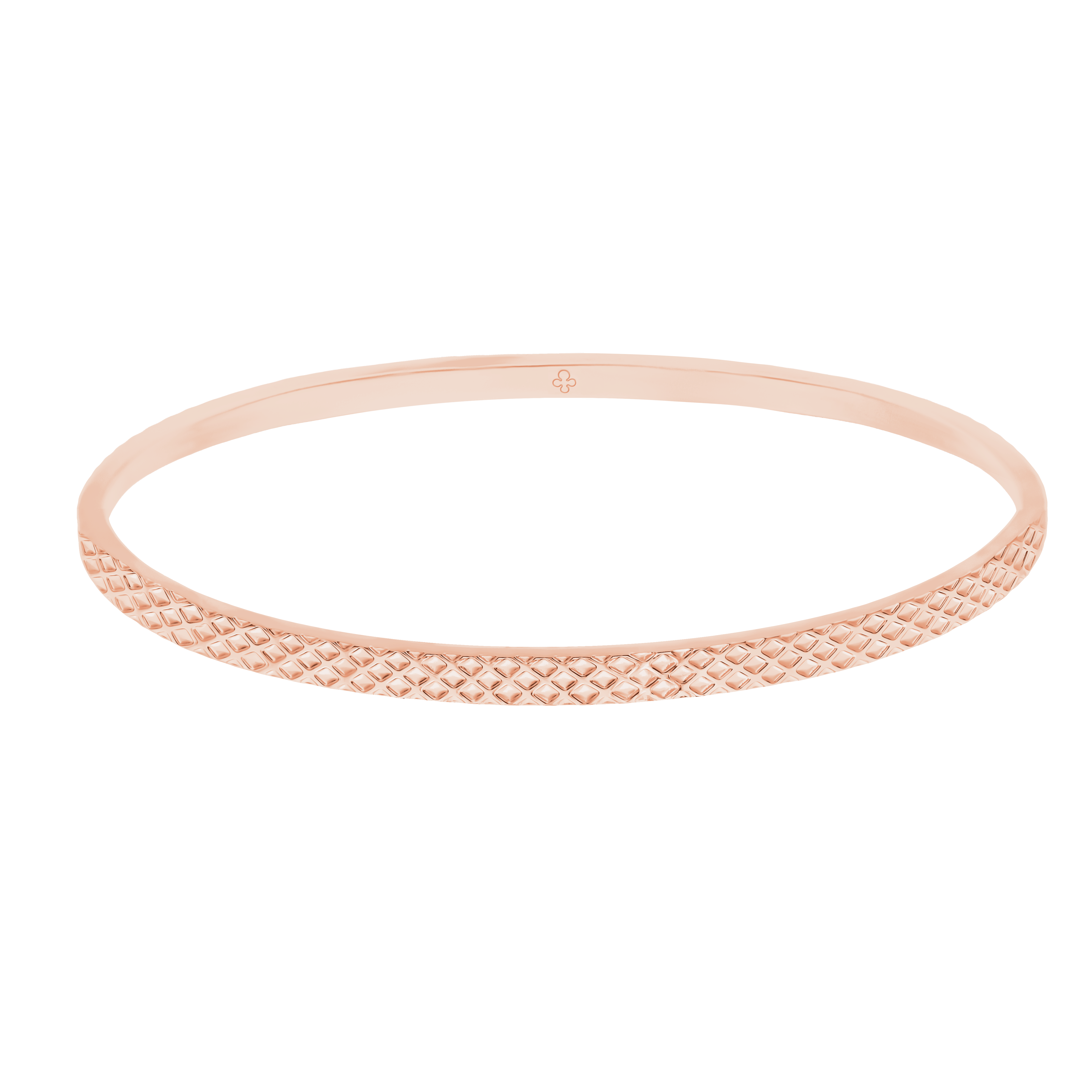 Rosévergoldeter Ethno-Armreif No. 4 mit Gravur