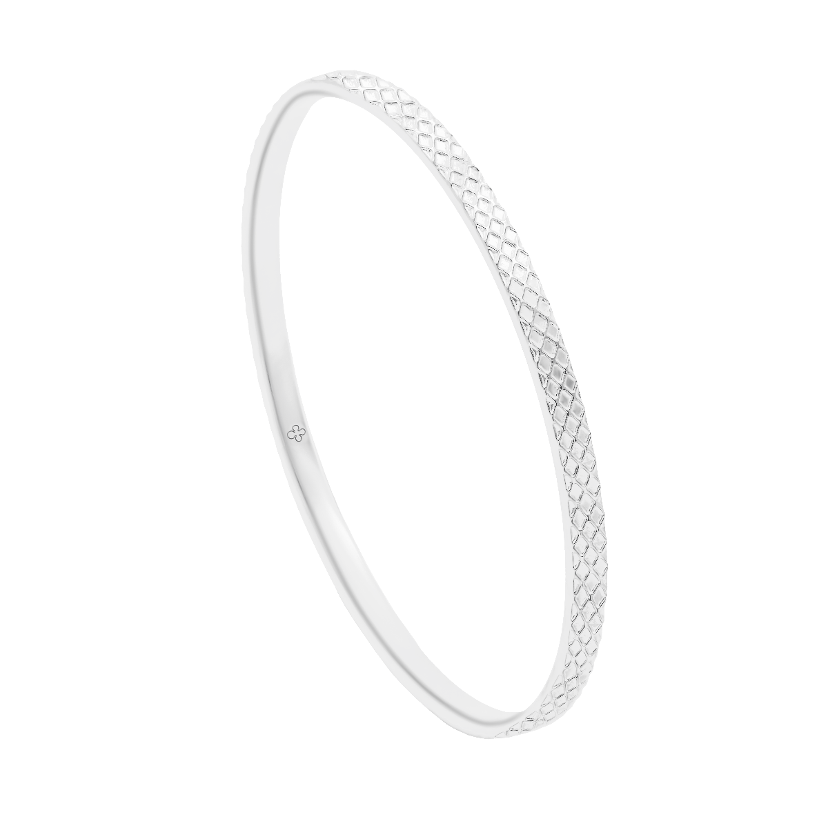 Silberner Ethno-Armreif No. 4 – zweite Ansicht