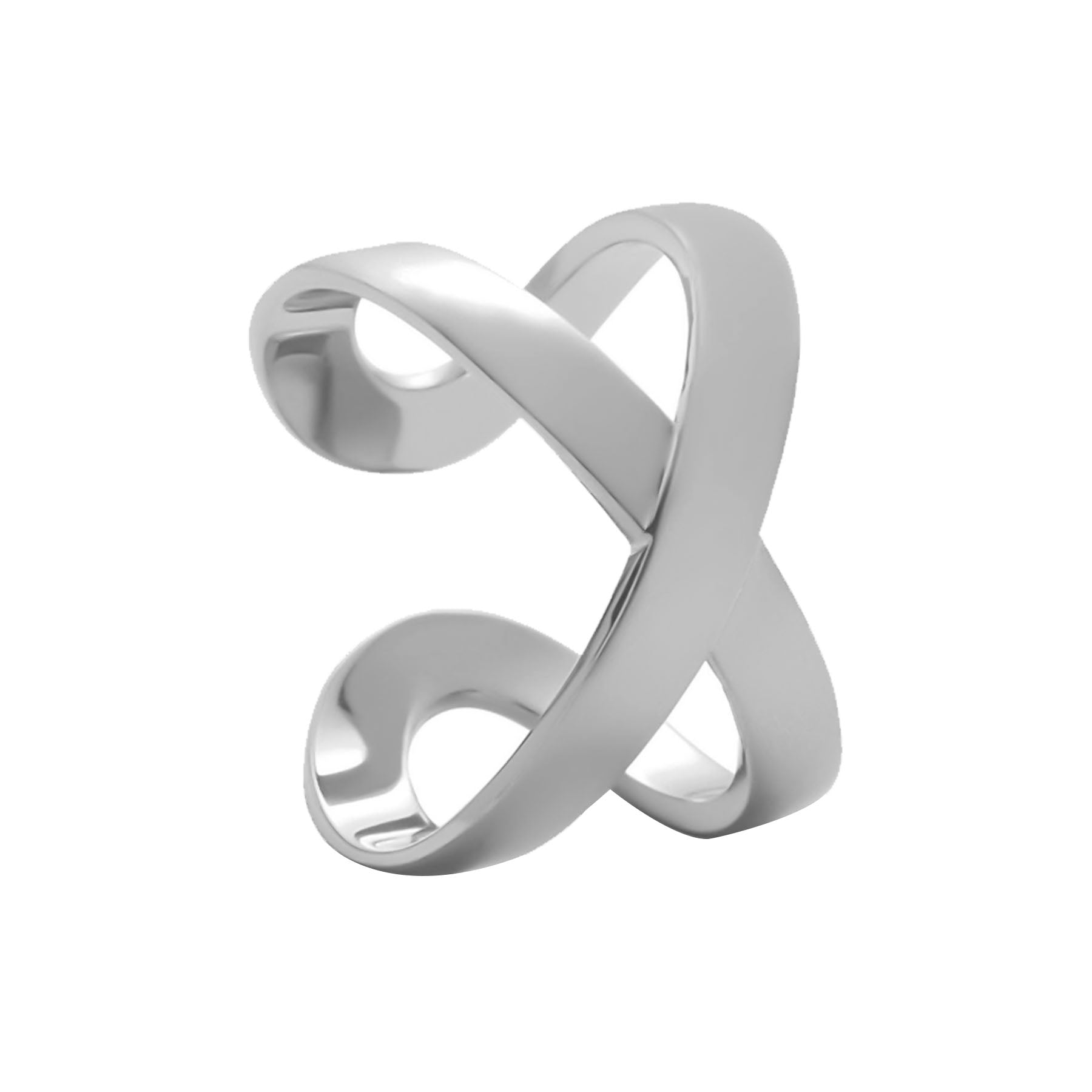 Ring silbern mit Unendlichkeitssymbol