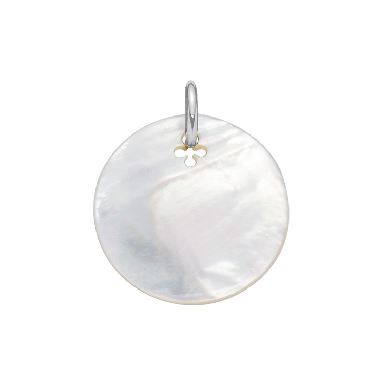 Medaillon aus Perlmutt 2,7 cm