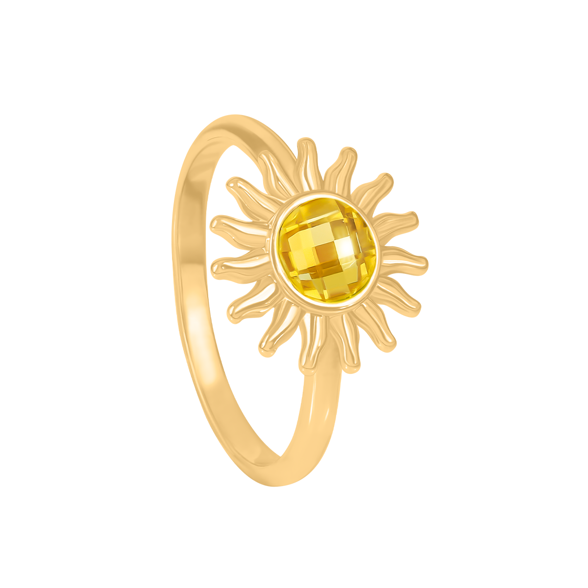 Ring Soleil 1,2 cm vergoldet