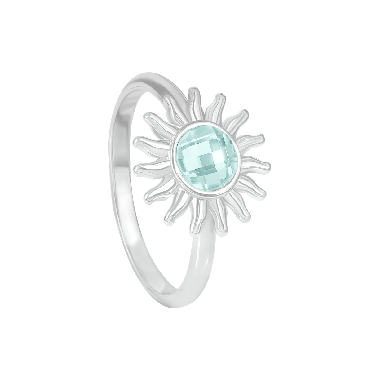 Ring Soleil 1,2 cm  versilbert