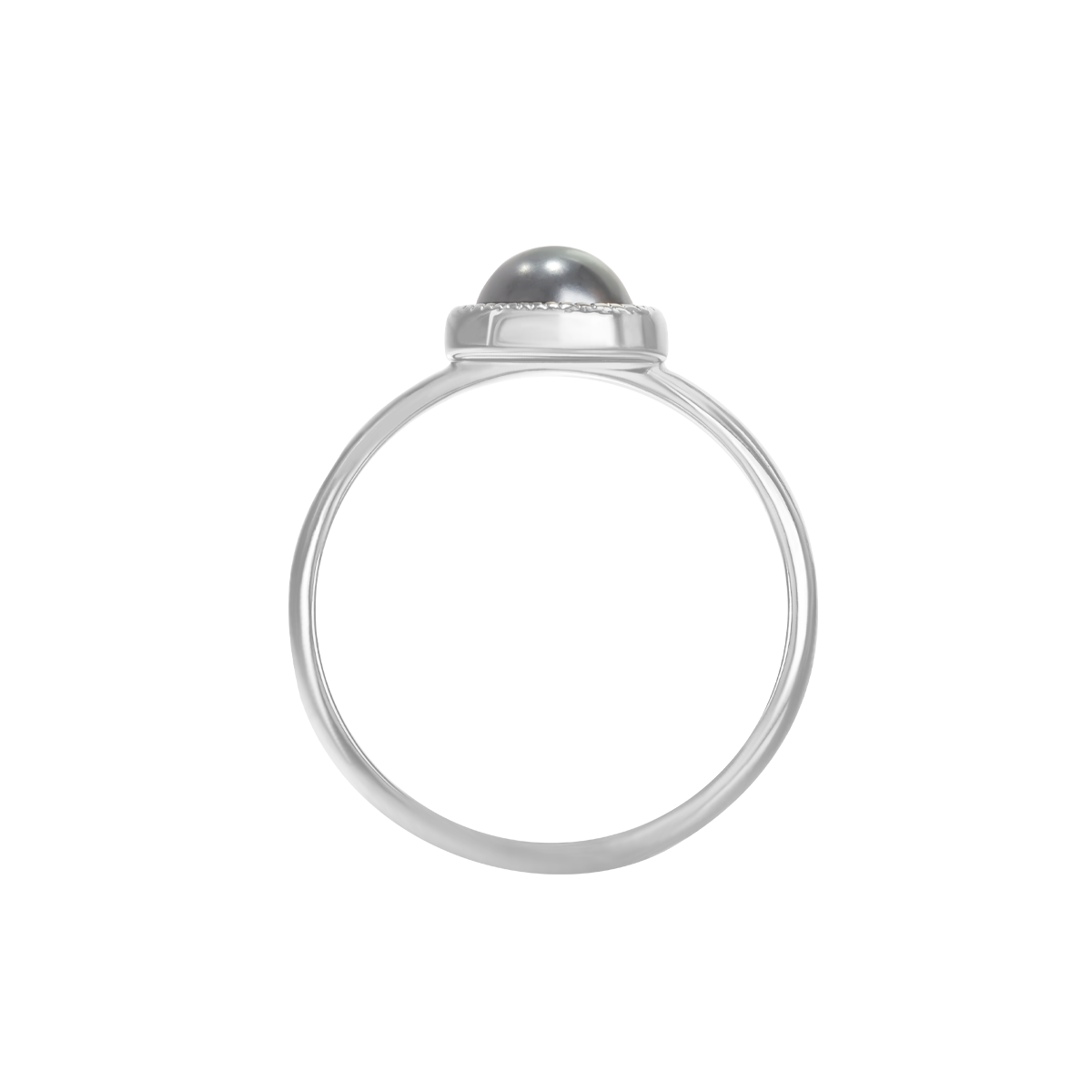 Ring Cosmos No.1 mit grauer Perle