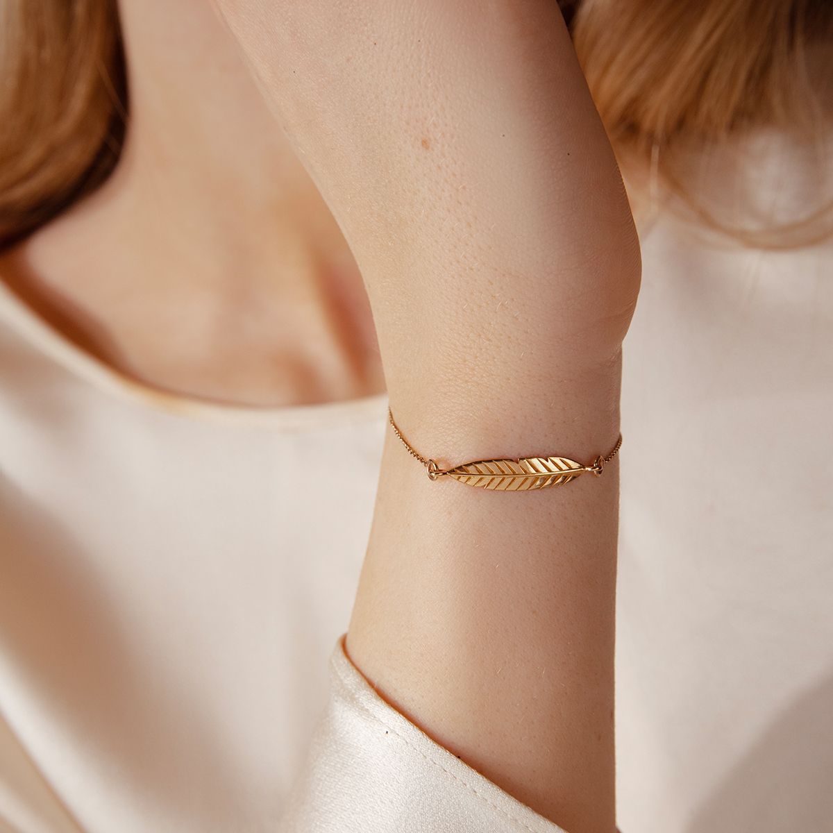 Armband Feder