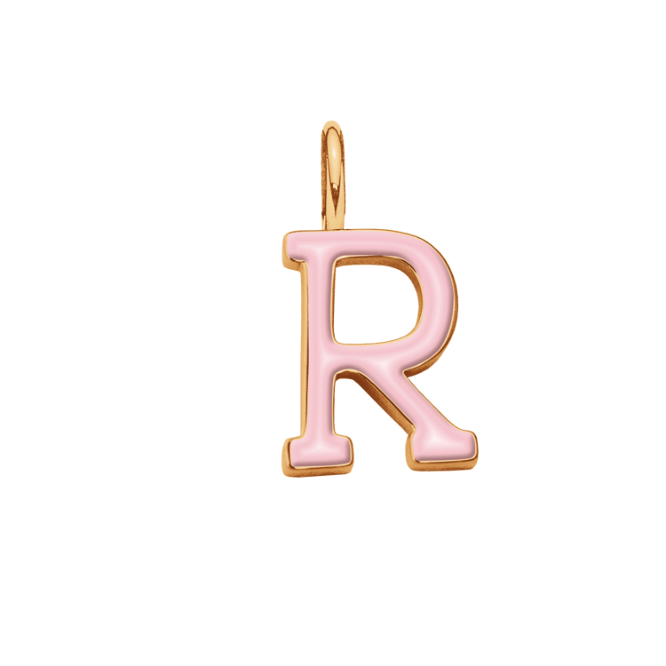 Emaillierte Buchstabe R