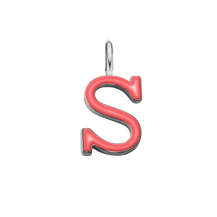 Emaillierte Buchstabe S