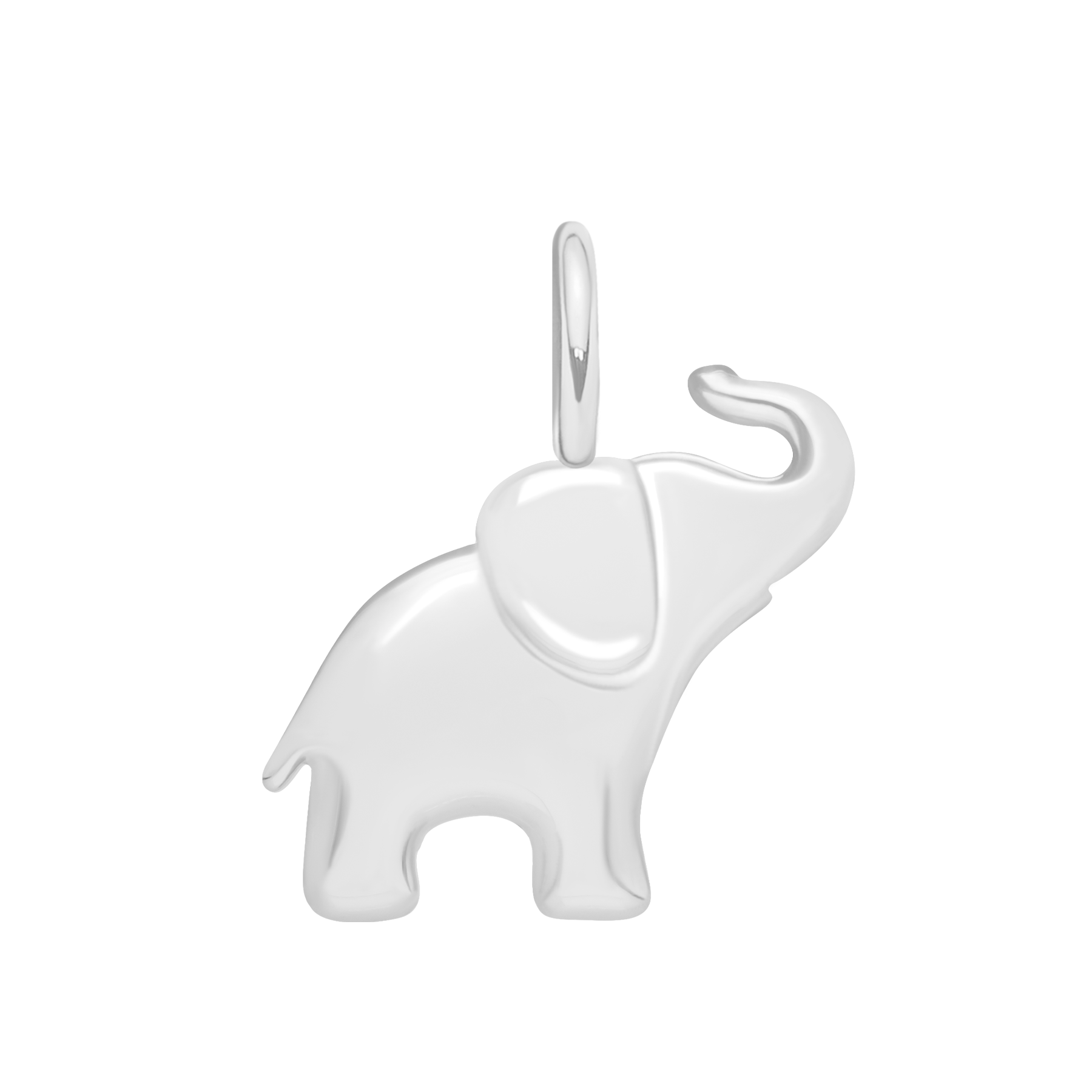 Anhänger Elefant 2 cm, versilbert