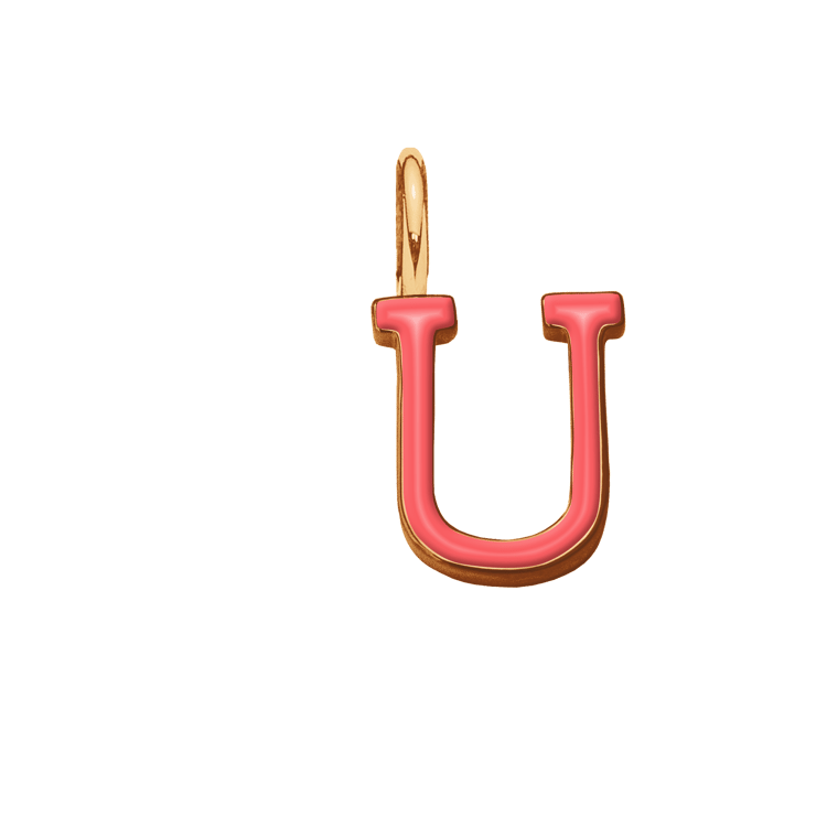 Emaillierte Buchstabe U