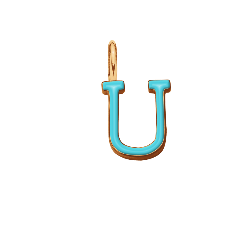 Emaillierte Buchstabe U