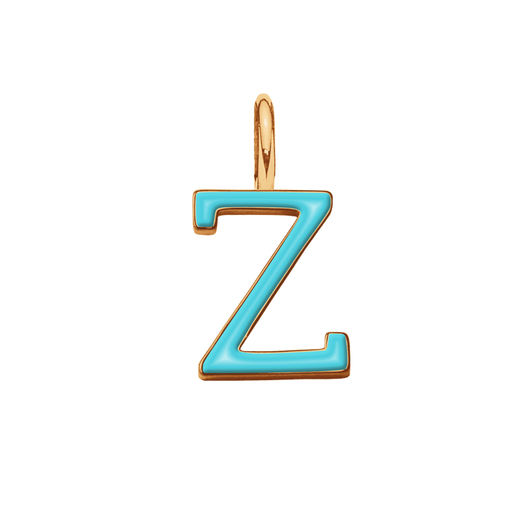 Emaillierte Buchstabe Z