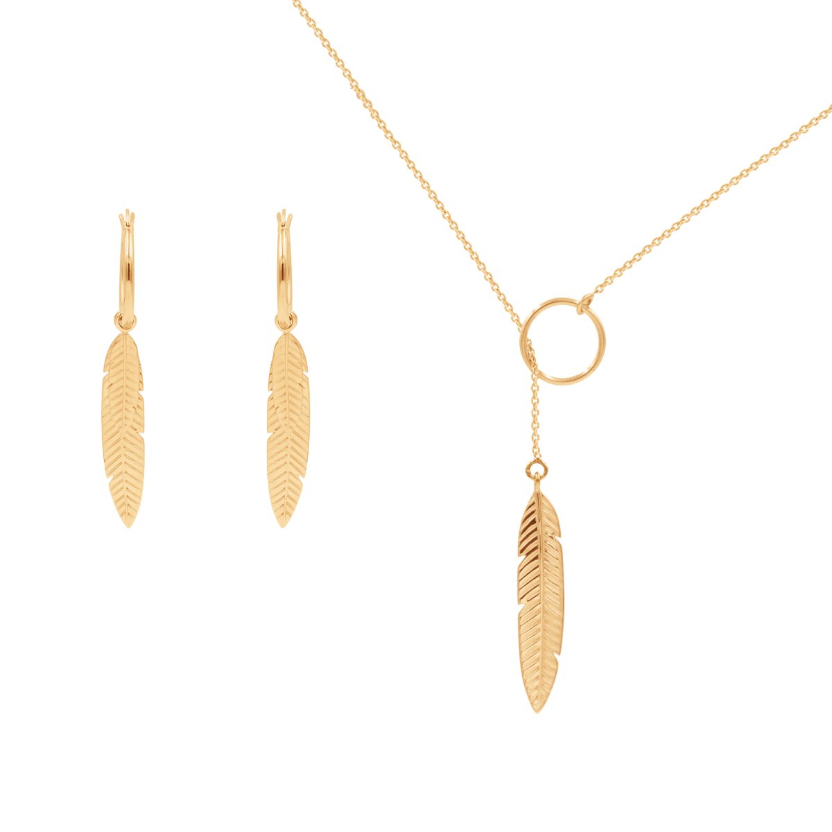 Set Feder - Vorderansicht